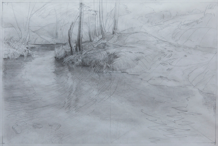 Study for Junction Crossing by Scott  Breton | Lethbridge Gallery